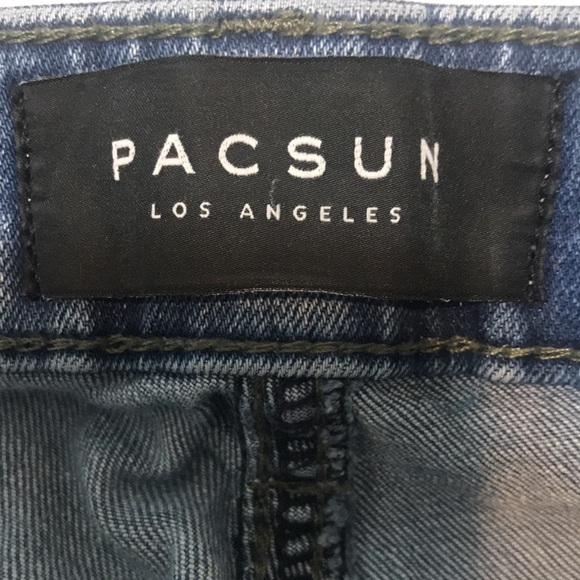 Pacsun light blue wash denim skinny jeans - Picture 5 of 6